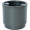 Jardinière hydroponique en polypropylène pour plantes d'un diamètre de 26 cm, couleur anthracite