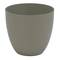Bowl-shaped polypropylene pot for plants with a diameter of 38 cm, taupe color