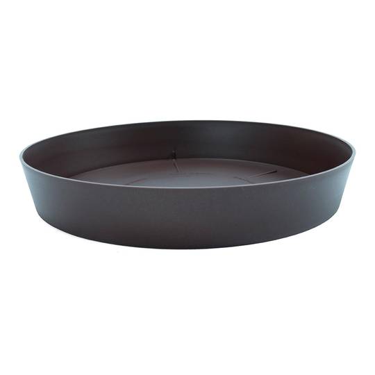 Sottovaso in polipropilene per vaso di diametro 17 cm, colore bronzo