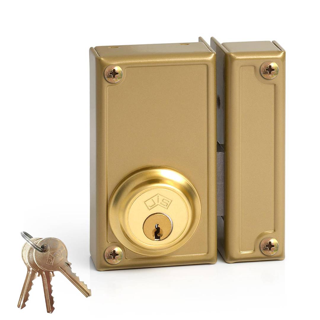 Cerradura de sobreponer solo llave de entrada de 60mm mano derecha JIS 33-6D