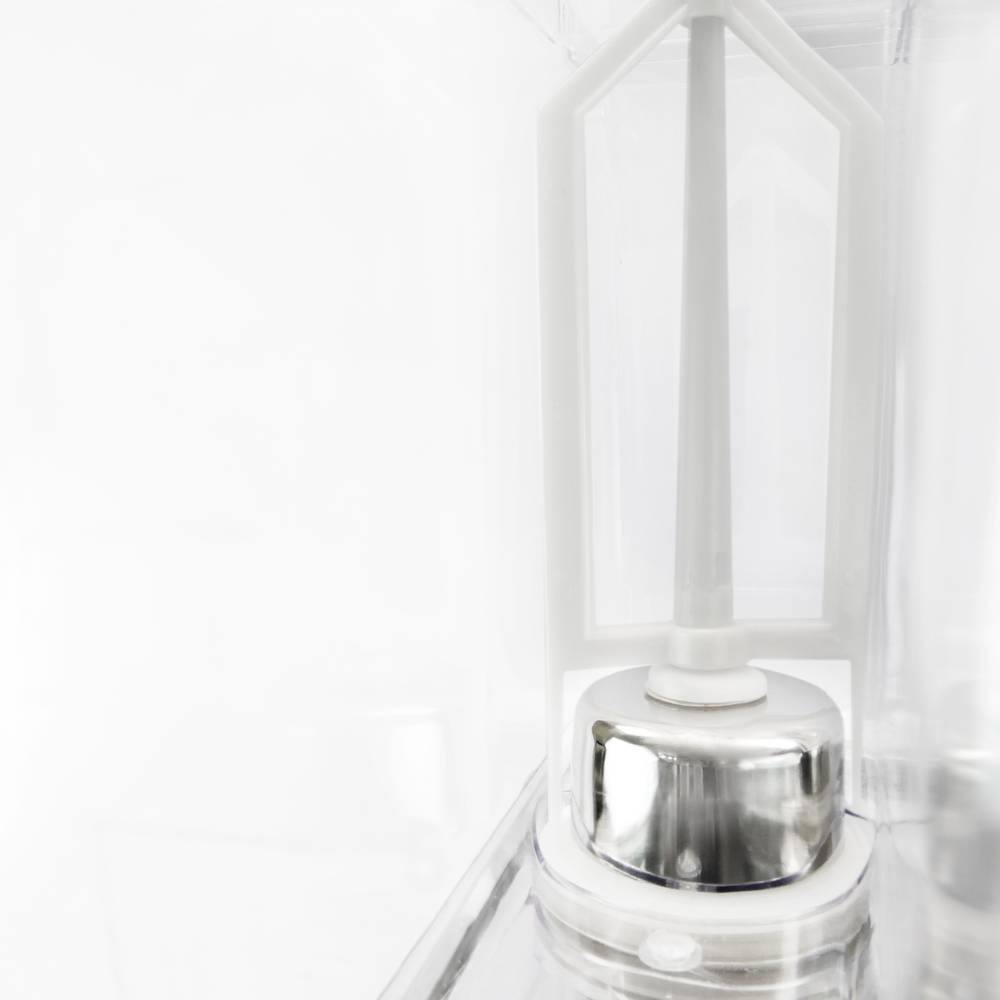 Juice dispenser machine for commercial chilled beverage drink with spigot 9L x 2 tanks