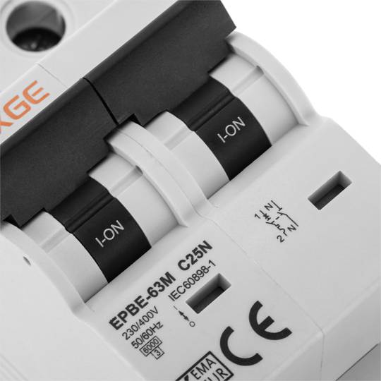 MCB 1P + N 25A 6kA