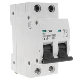 Automatic circuit breaker 2P 40A 6kA