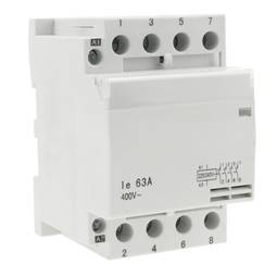 Contattore interruttore modulare 4NO 63A