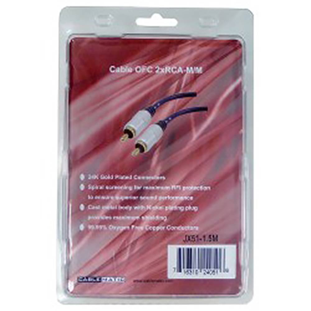 OFC Cable 2xRCA-M/M (5m)