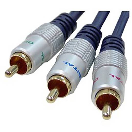 OFC Cabo 3xRCA-M/M (7m)
