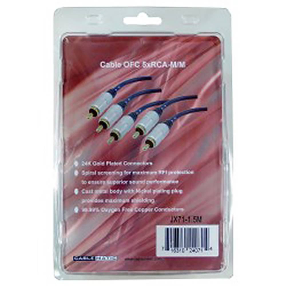 OFC Câble 5xRCA-M/M (5m)