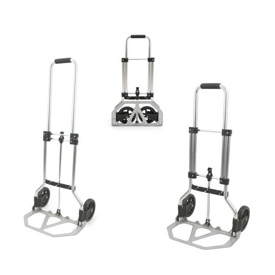 Aluminiowy składany wózek ręczny Wysuwany do 97 cm i ładunku 45 kg