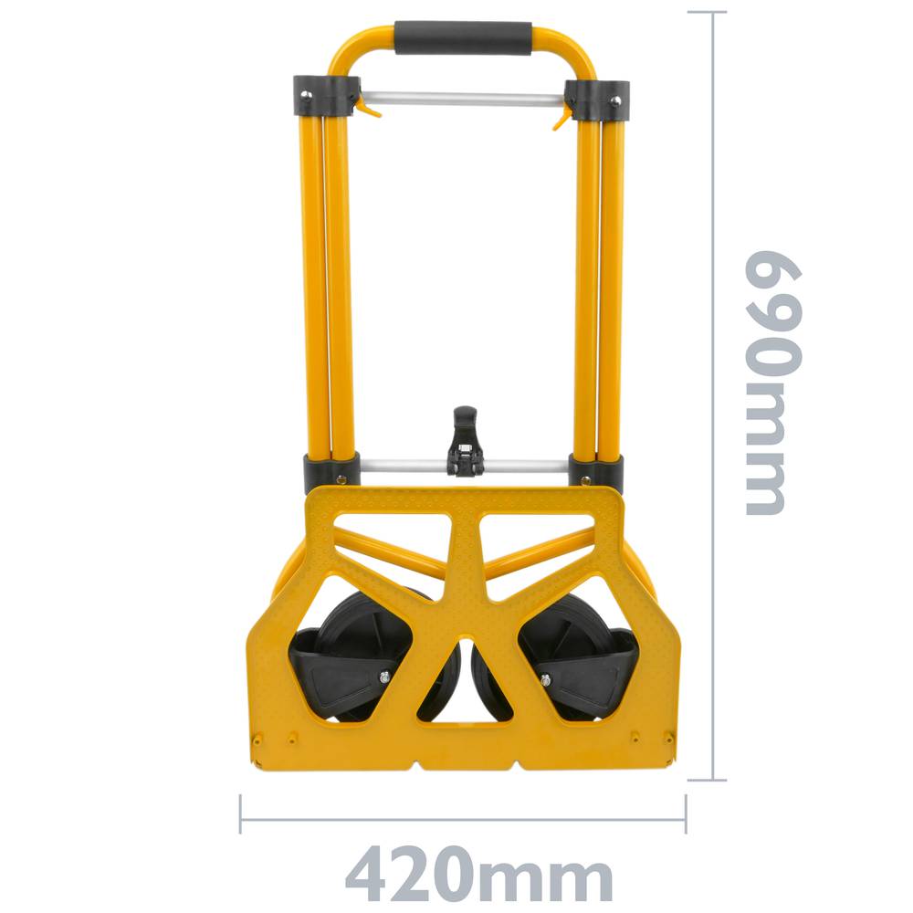 Składany wózek ręczny Wysuwany do 98 cm i ładunku 70 kg