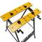 Banc de travail pliant avec étau. Table pliante pour le bricolage. 100 Kg