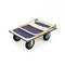 Carrinho de aço com pneus e 350 kg de carga 91x62cm