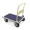 Carrinho de aço com pneus e 350 kg de carga 91x62cm