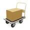 Carrinho de aço com pneus e 350 kg de carga 91x62cm