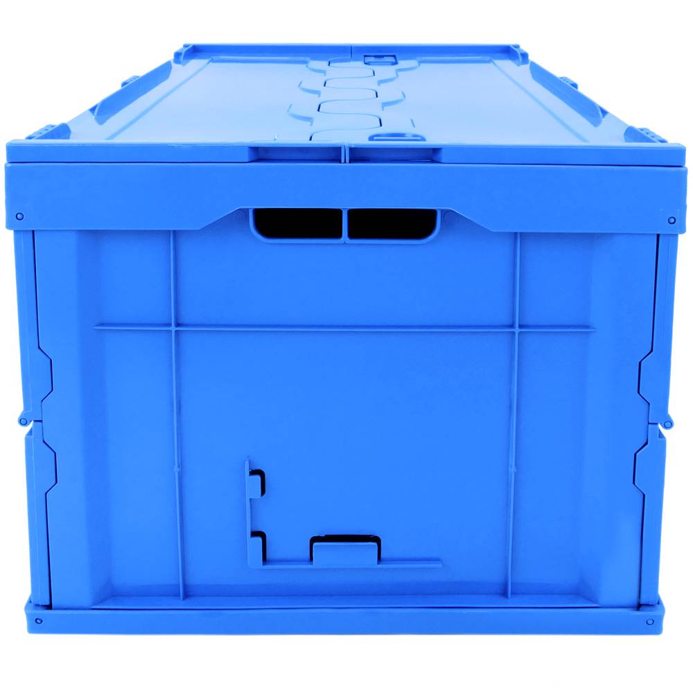 scatola di trasporto 53x35x28 cm blu scatola pieghevole stabile portata: fino a 175kg Made in Germany SCATOLA PIEGHEVOLE IN PLASTICA 40 litri scatola di trasporto in plastica 