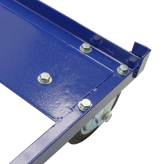 Euro pallet loading and transport platform with wheels with side stops 1210x810x220 mm 500 Kg