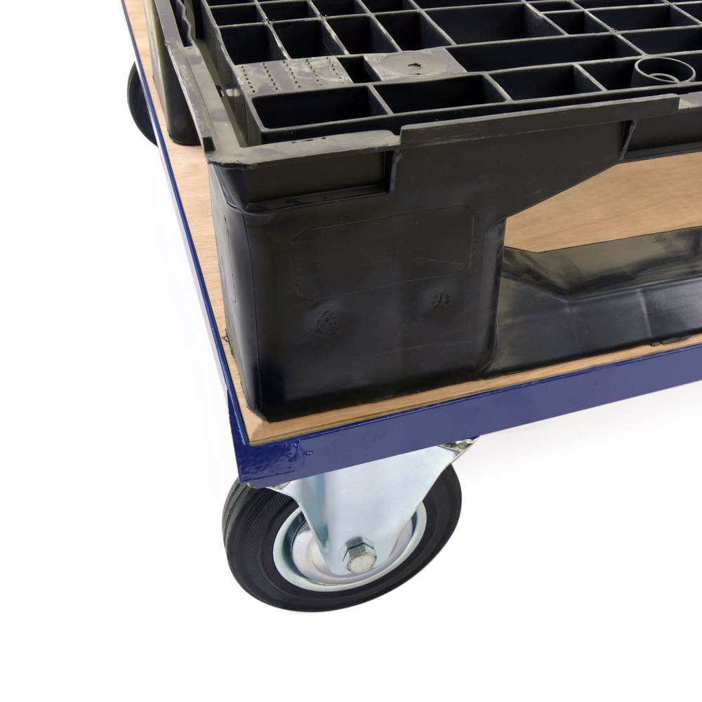 Europallet transport roller platform dolly with wheels 1210x810x220 mm 500 kg