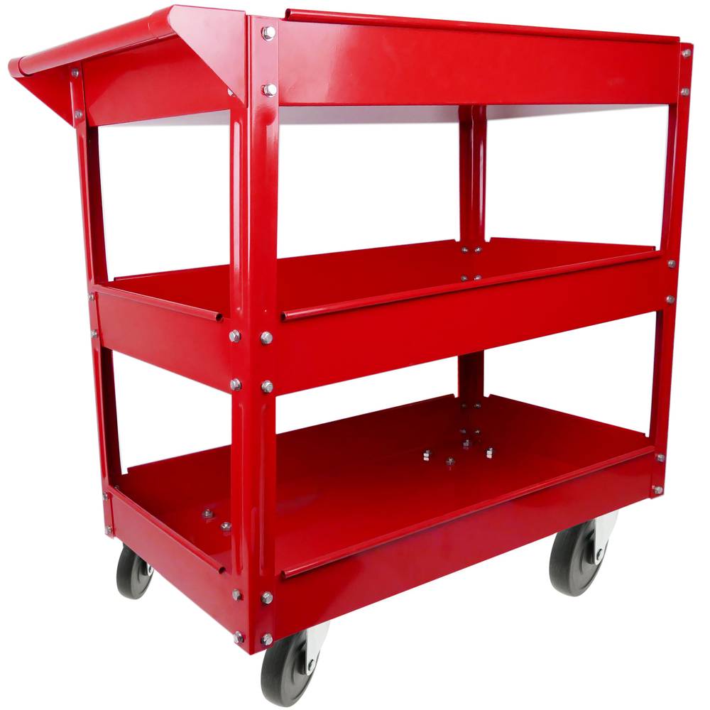 Transporte de mercadorias com 3 níveis e bandejas de 750x390 mm de ferramenta Tolsen