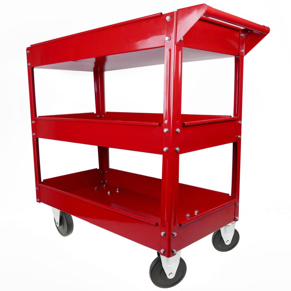 Transporte de mercadorias com 3 níveis e bandejas de 750x390 mm de ferramenta Tolsen