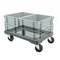 Platform met wielen voor het transport van dozen eurobox 60 x 40 cm