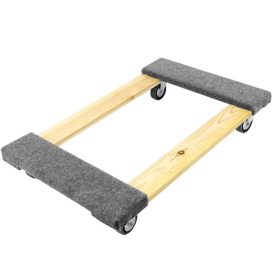 Plataforma de càrrega i transport encoixinada amb rodes 77 x 48 cm