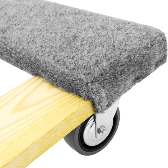 Plataforma de càrrega i transport encoixinada amb rodes 77 x 48 cm