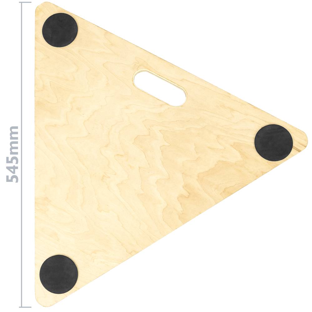 Transportroller Rolluntersetzer Lade und Transport mit Rollen und dreieckig 545 mm