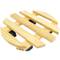 Rond houten platform met wielen 30 cm