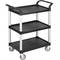 Carro de transporte con 3 bandejas 105 x 50 x 92 cm