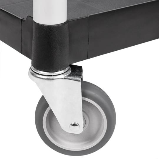 Carro de transporte con 3 bandejas 105 x 50 x 92 cm