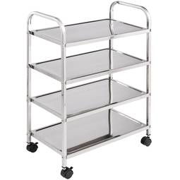 Tischwagen mit 4 Tabletts 55 x 31 x 80 cm