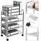 Transport trolley cart with 4 trays 55 x 31 x 80 cm