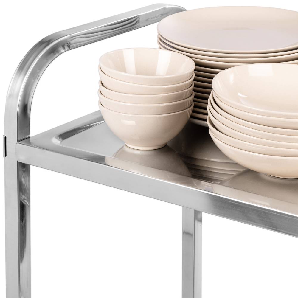 Transport trolley cart with 4 trays 55 x 31 x 80 cm