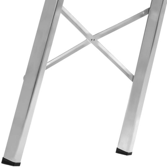 Taburete ligero de aluminio plegable de 3 peldaños con relieve antideslizante