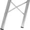 Taburete ligero de aluminio plegable de 3 peldaños con relieve antideslizante