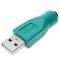 Adaptador PS2 a USB (USB A-M a MiniDIN6-H)