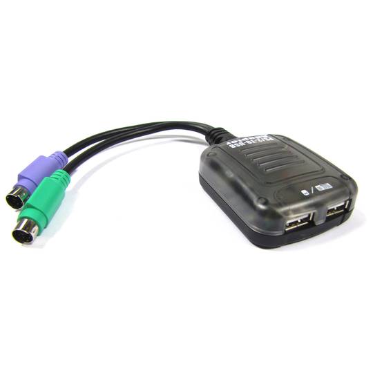 USB Keyboard/Mouse Adapter to PS2 Port (2 USB-AH to 2 MiniDIN6M)