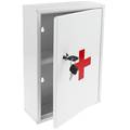 Medical cabinet. First aid metal wall cabinet 216 x 80 x 321 mm - Cablematic