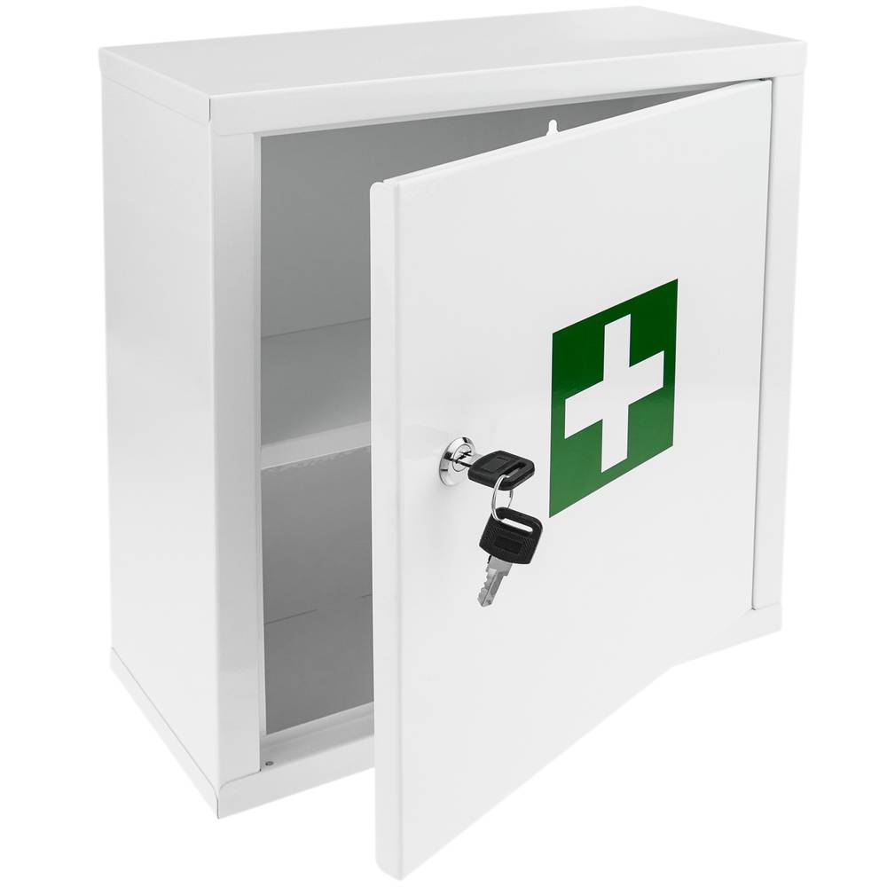 First aid cabinet wall mounted