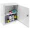 Farmaciola de primers auxilis. Armari metàl·lic de paret de 322 x 140 x 361 mm