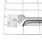 60-pack Grid shelving for pallet 1010 x 890 mm galvanized steel and reinforced 4 mm