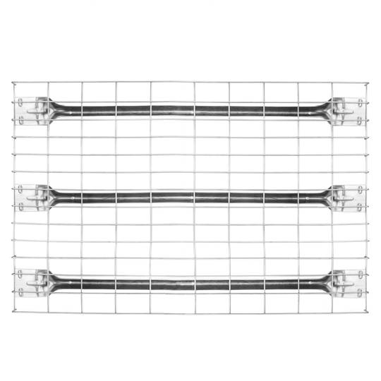 60-pack Grid shelving for pallet 1010 x 890 mm galvanized steel and reinforced 4 mm