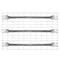60-pack Grid shelving for pallet 1010 x 890 mm galvanized steel and reinforced 4 mm