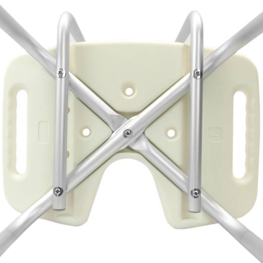 In hoogte verstelbare antislip douchestoel voor senioren met gat