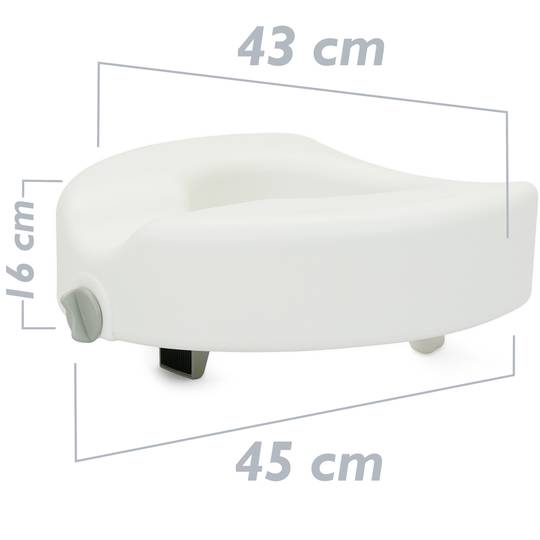 Toilet seat riser for WC and and bathroom