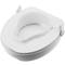 Raised toilet seat for WC with cap for adults