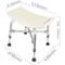 Tabouret de douche ergonomique réglable en hauteur renforcé