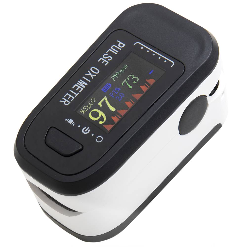 Medidor de oxígeno recargable Pulso Bluetooth Dedo Saturación oxígeno sangre