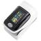 Fingertip oximeter for oxygen saturation and heart rate measurement with OLED display