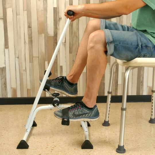 Pedais de braço e perna Pedalier para exercícios com guidão