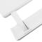 Duschklappsitz. Faltender Duschsitz. Duschstuhl aus Kunststoff und Aluminium weiss 320x328mm